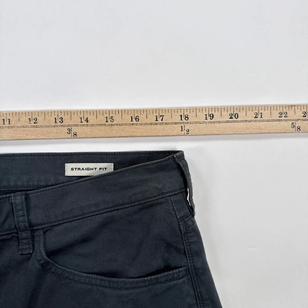 Flint and Tinder 365 Pant Mens 36 Gray Straight Fit Chino Workwear Aesthetic